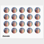 konijn ronde sticker (Vel)
