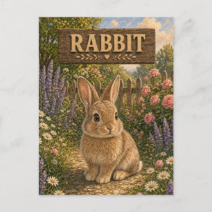Konijn Schattig Baby Verhalenboek Nursery Dier Briefkaart