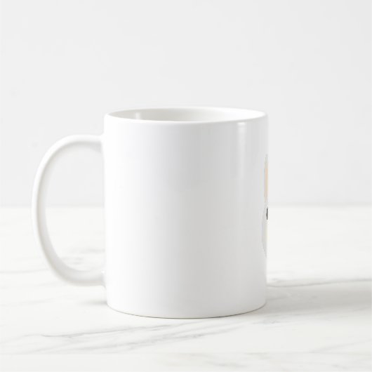 Konijn schilderkunst koffiemok (Links)