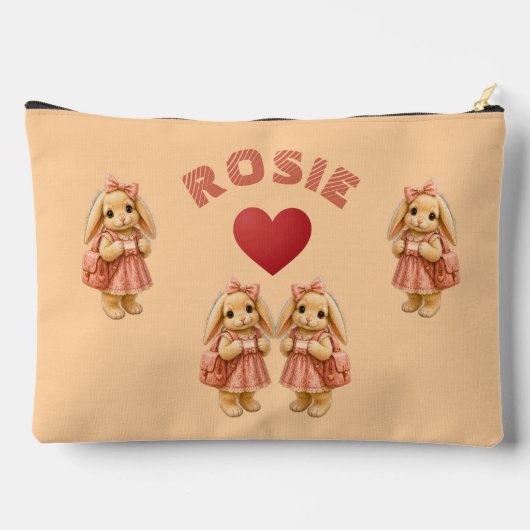 Konijn schoolmeisje  etui (Achterkant)