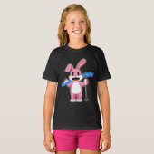 Konijn Ski Ski poles T-shirt (Voorkant volledig)