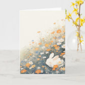 Konijn Slaap Haven Kaart (Gele Bloem)
