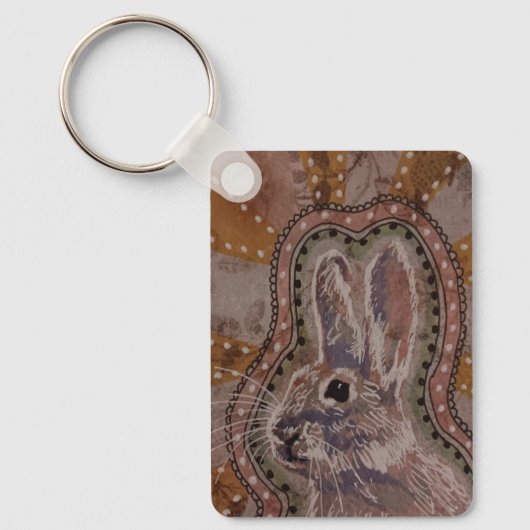 Konijn Sleutelhanger (Voorkant)