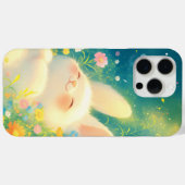 Konijn sluimert tussen de bloesems Case-Mate iPhone case (Achterkant (horizontaal))