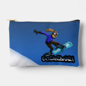 Konijn Snowboarder Etui (Voorkant)