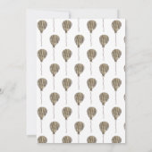  Konijn Speelgoed & Balloons Baby shower Kaart (Achterkant)