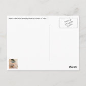 Konijn Spelen in de Sneeuw door Hokushu Briefkaart (Achterkant)