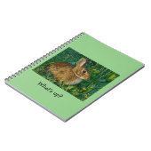 Konijn Spiraal Foto Notitieboek (Linkerzijde)