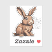 konijn sticker (Vel)