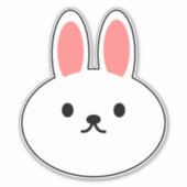 Konijn Sticker (Voorkant)
