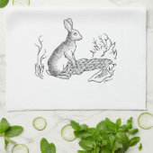 konijn theedoek (Gevouwen)