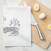 konijn theedoek (Quarter Fold)