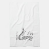  konijn theedoek (Verticaal)