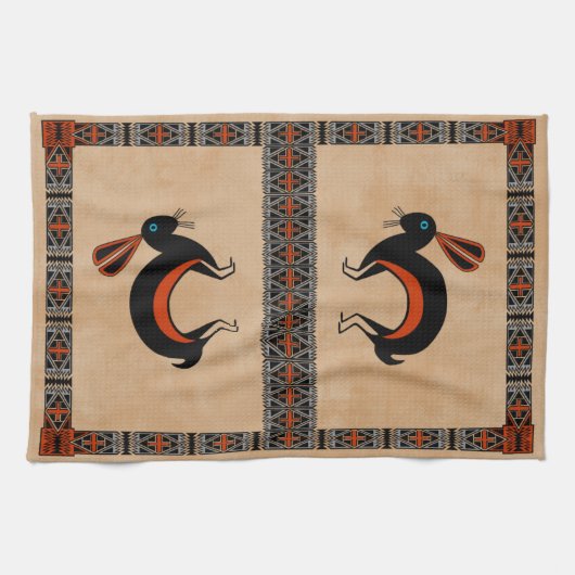 konijn theedoek (Horizontaal)