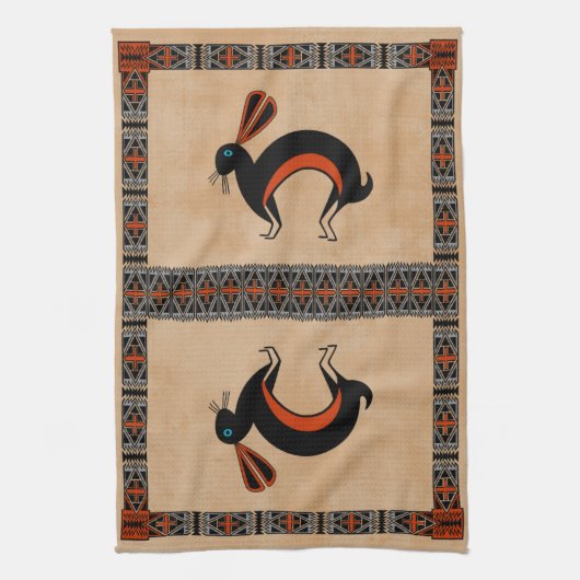 konijn theedoek (Verticaal)