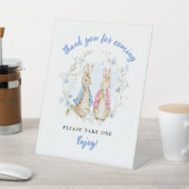 Konijn-thema-gunst Gift Pedestal Sign Reclamebord Met Voetstuk (Insitu)