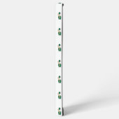 Konijn Trombone Speler Groen Marching Band Patroon Samsung Galaxy Hoesje (Linkerkant)