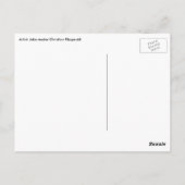 Konijn tussen de Fairies, feiën Briefkaart (Achterkant)