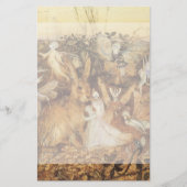 Konijn tussen de Fairies,  feiën Briefpapier (Voorkant)