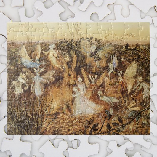 Konijn tussen de Fairies,  feiën Legpuzzel