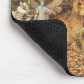 Konijn tussen de Fairies, feiën Muismat (Hoek)