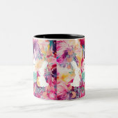 konijn tweekleurige koffiemok (Center)