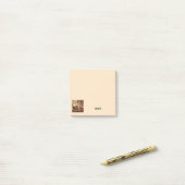 Konijn typt op een retro schrijfmachine | Personal Post-it® Notes (Op bureau)
