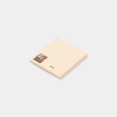 Konijn typt op een retro schrijfmachine | Personal Post-it® Notes (Schuin)
