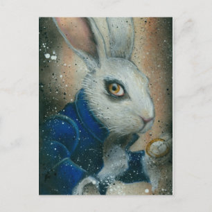 Konijn van Alice in Wonderland, postkaart