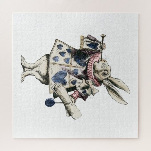  konijn van Alice in Wonderland Puzzle Legpuzzel (Horizontaal)