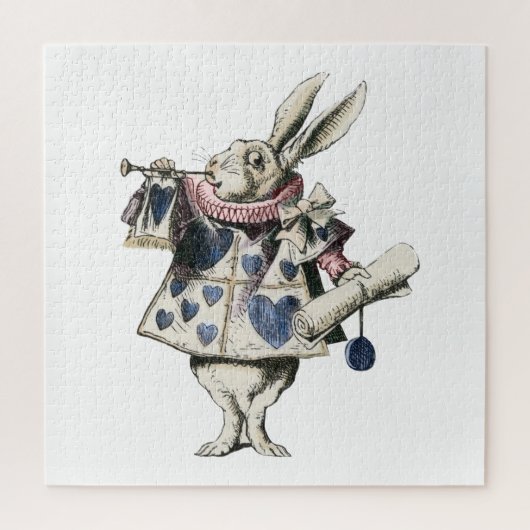 konijn van Alice in Wonderland Puzzle Legpuzzel (Verticaal)