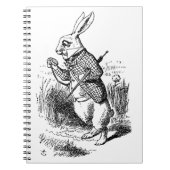 Konijn van Alice's avonturen in Wonderland Notitieboek (Voorkant)