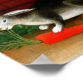 Konijn van Henri Rousseau Poster (Hoek)