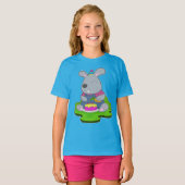 Konijn Verjaardag Boer T-shirt (Voorkant volledig)
