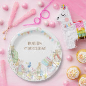 Konijn Verjaardag Parade Papieren Bordje (Feest)