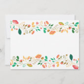 Konijn verjaardagsmeisje Pasen Ei 1e Eerste Verjaa Kaart (Achterkant)