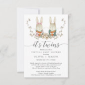  konijn - Virtuele Baby shower Kaart (Voorkant)