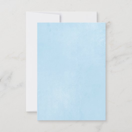 konijn - Virtuele Baby shower Kaart (Achterkant)