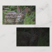 konijn visitekaartje (Voorkant / Achterkant)