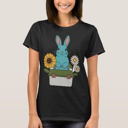 Konijn Visuitrusting Doos Cadeau T-shirt (Voorkant)