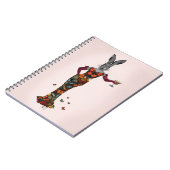Konijn Vlinder Jurk 2 Notitieboek (Linkerzijde)