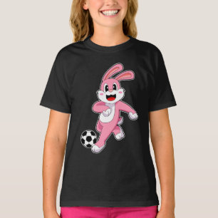 Konijn Voetballer Voetbal T-shirt