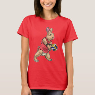 Konijn Volleybal speler Volleybal T-shirt