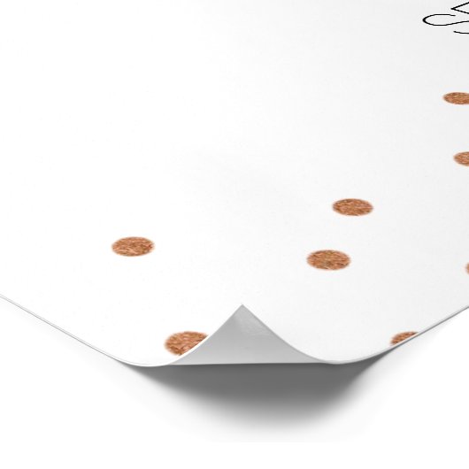 Konijn-waterverf Baby Shower Welkomstbord Poster (Hoek)