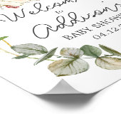 Konijn welkom bord, konijn poster,  poster (Hoek)