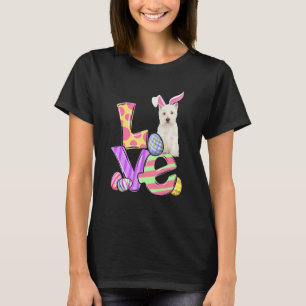 Konijn West Highland White Terrier Hond Gelukkig P T-shirt