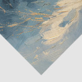 Konijn Winter Landschap Schilderen Decoupage Tissuepapier (Detail)