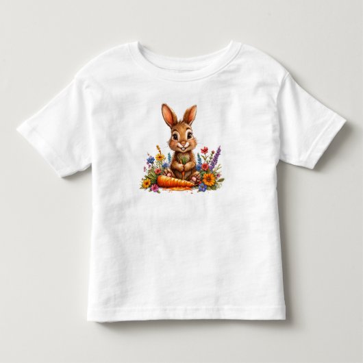 🥕🐰 Konijn Wortel Kinderkleding ✨ Kinder Shirts (Voorkant)