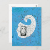 Konijn ziet een spook Briefkaart (Voorkant / Achterkant)