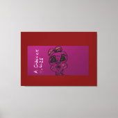 Konijn zonder idee op gespannen canvas (Voorkant)